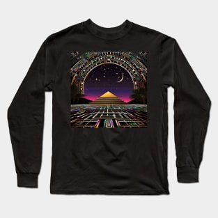 Psychedelic Apocalypse Eclipse Dreams 192 Long Sleeve T-Shirt